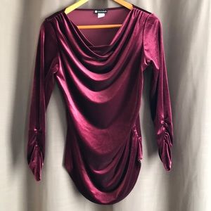Velvet blouse holiday ready!